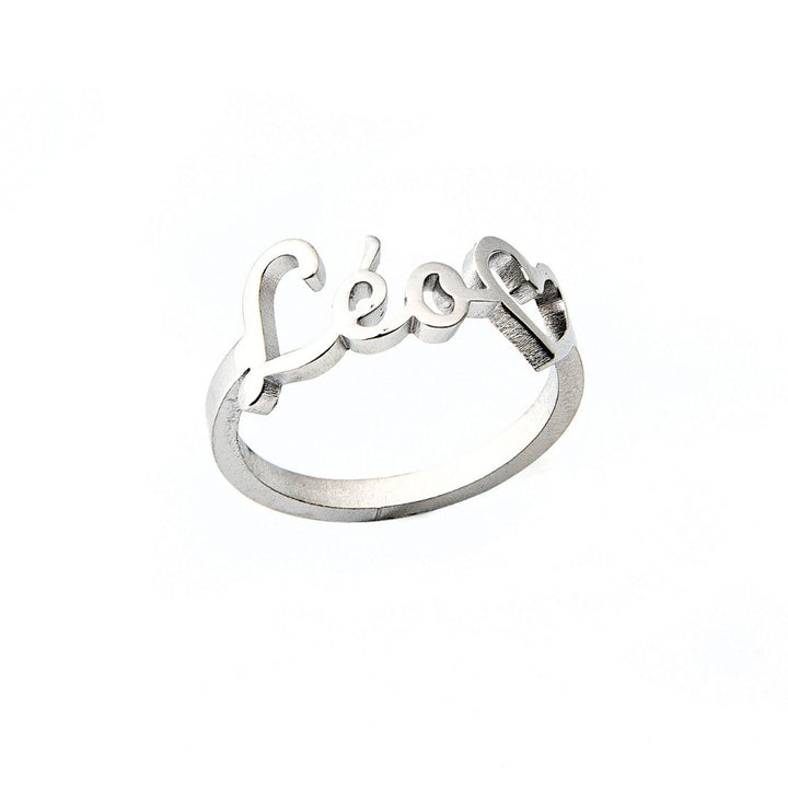 Script First Name Ring