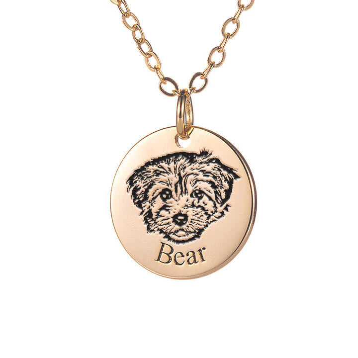 Best Friend Image Necklace