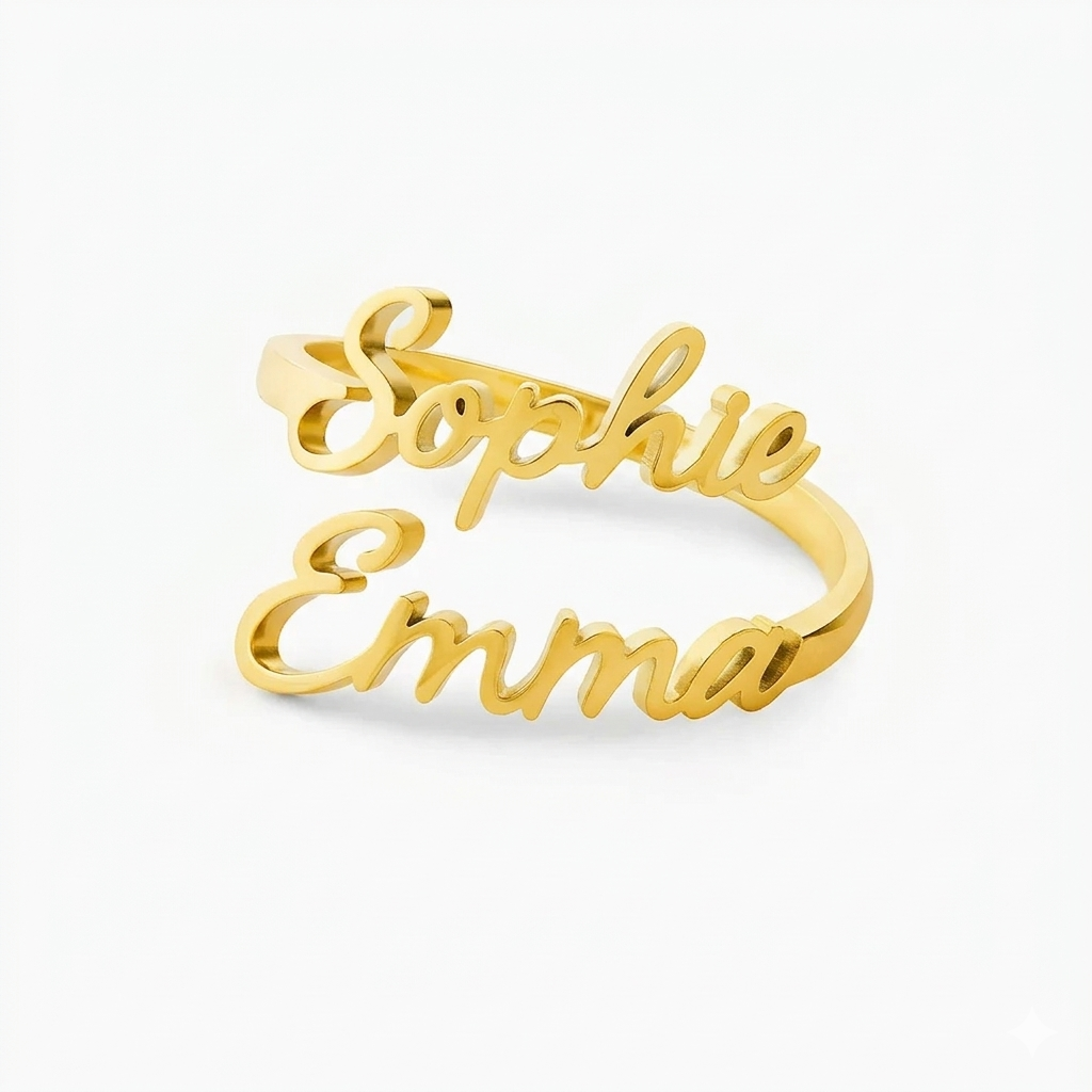 Bague Ajustable Prénoms