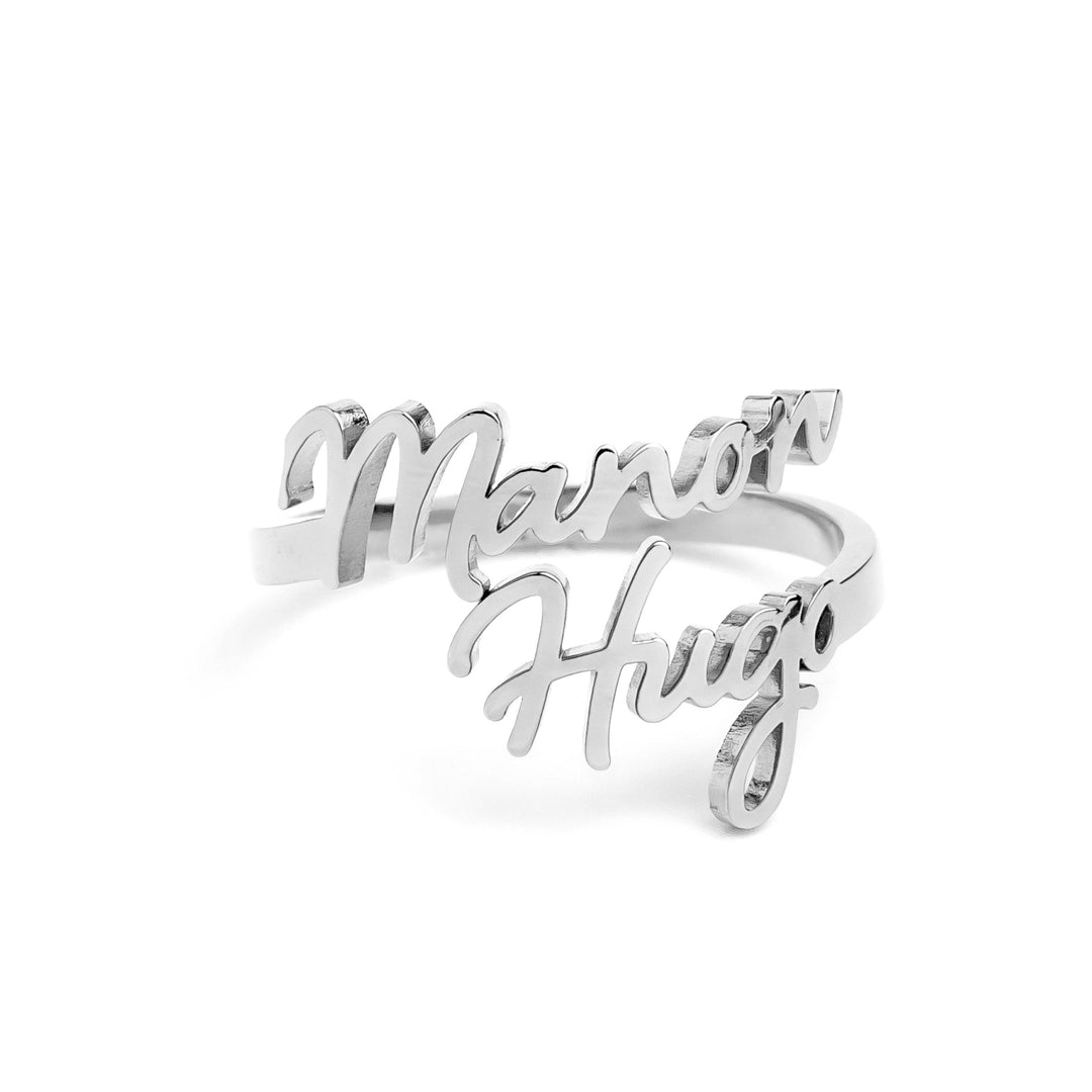 Adjustable First Names Ring