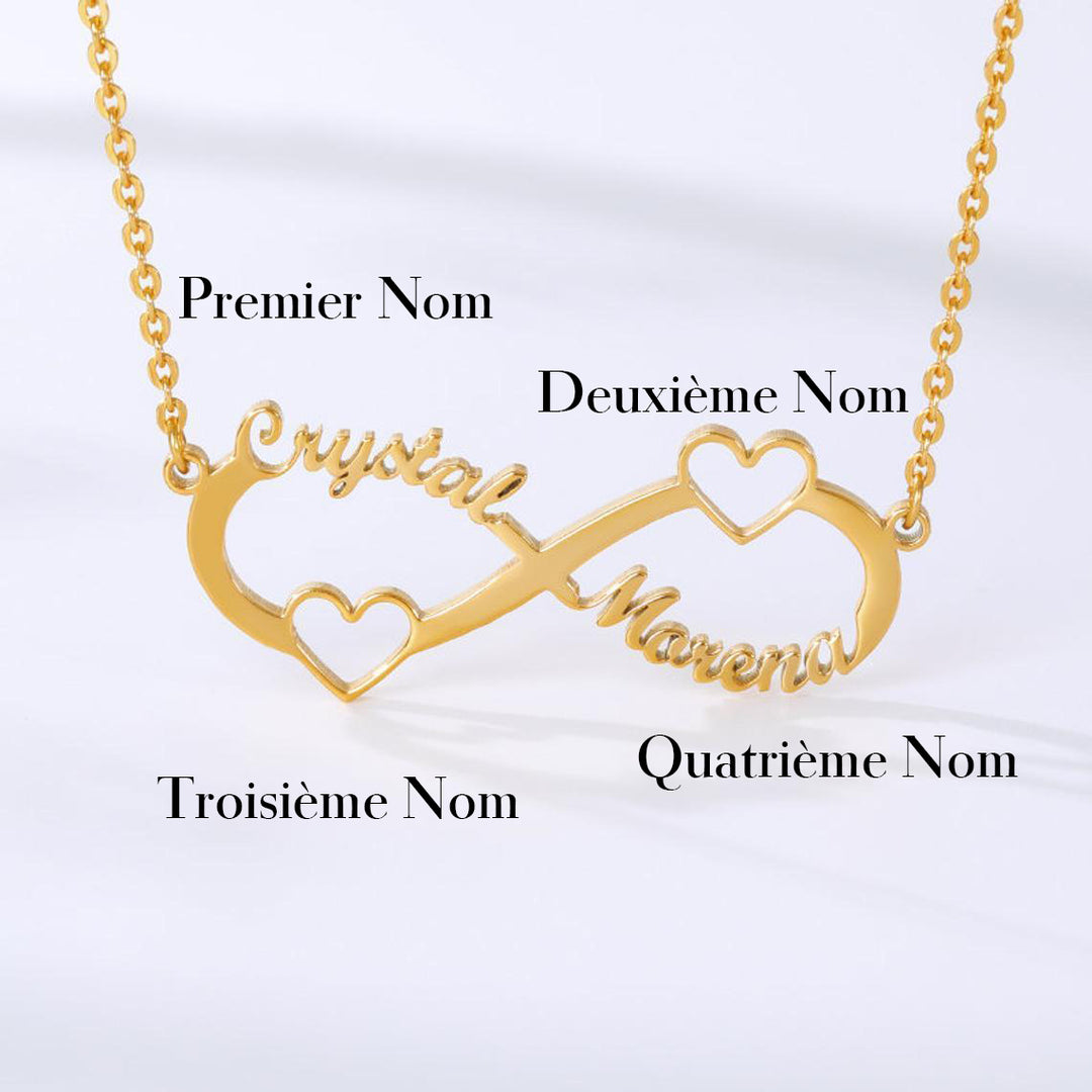 Personalized Infinite Love Necklace